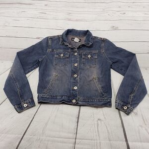 Express Jeans Denim Jacket Size Medium Women's